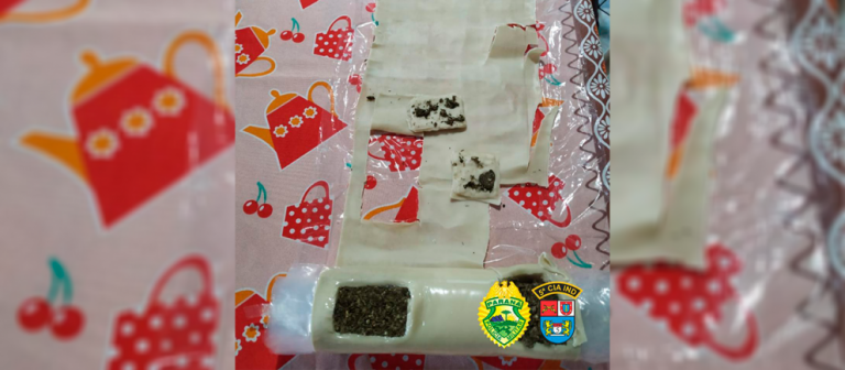 Massa de pastel recheada com maconha é apreendida pela PM