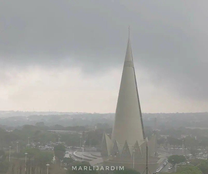 Chuva expressiva e vento: Inmet emite alerta de perigo para Maringá