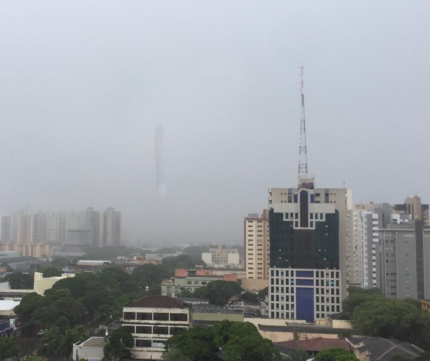 Com 98mm, Maringá registra em 24h quase todo o volume de chuva esperado para o mês