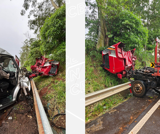 Uma pessoa morre e cinco ficam feridas em acidente na PR-082