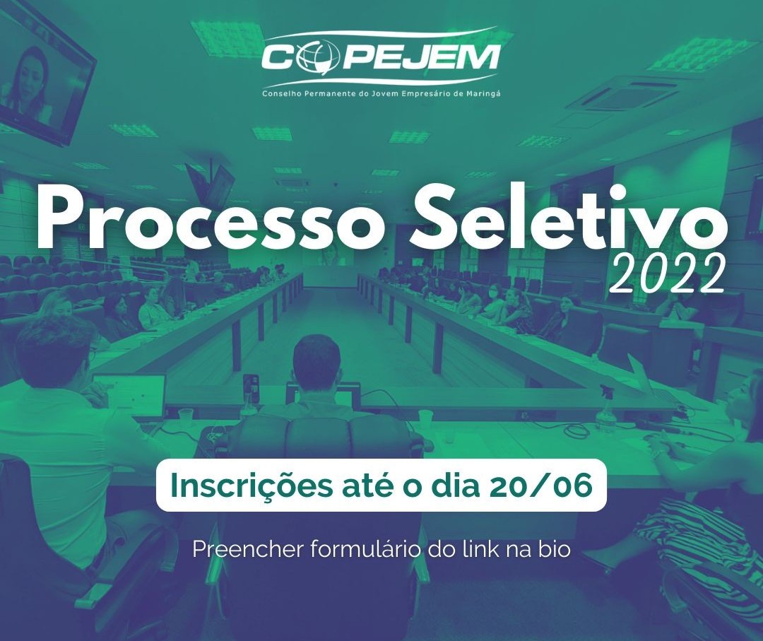 Copejem abre processo seletivo para novos conselheiros