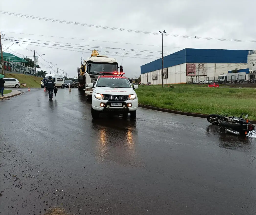 Motociclista de 22 anos morre em acidente no Contorno Sul de Maringá