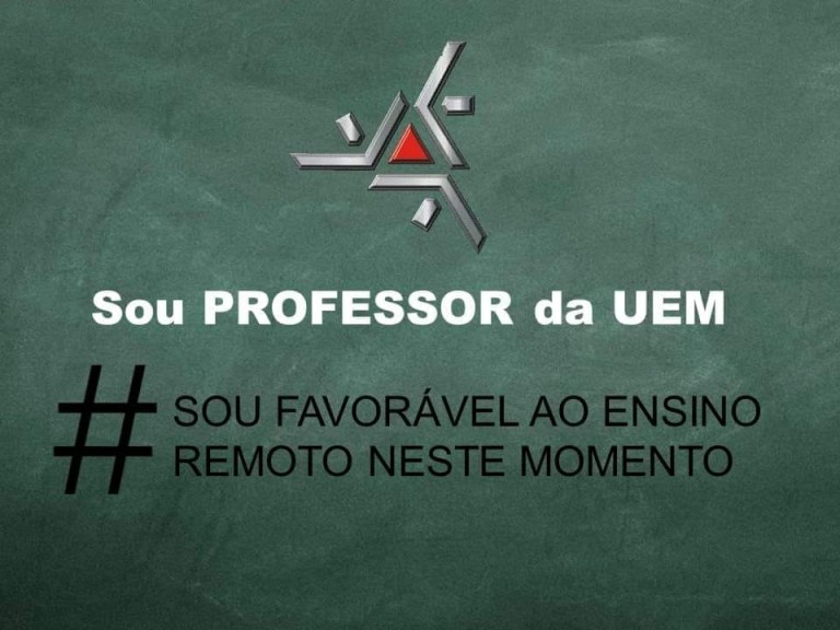 Favoráveis ao ensino remoto na UEM criam campanha de mobilização