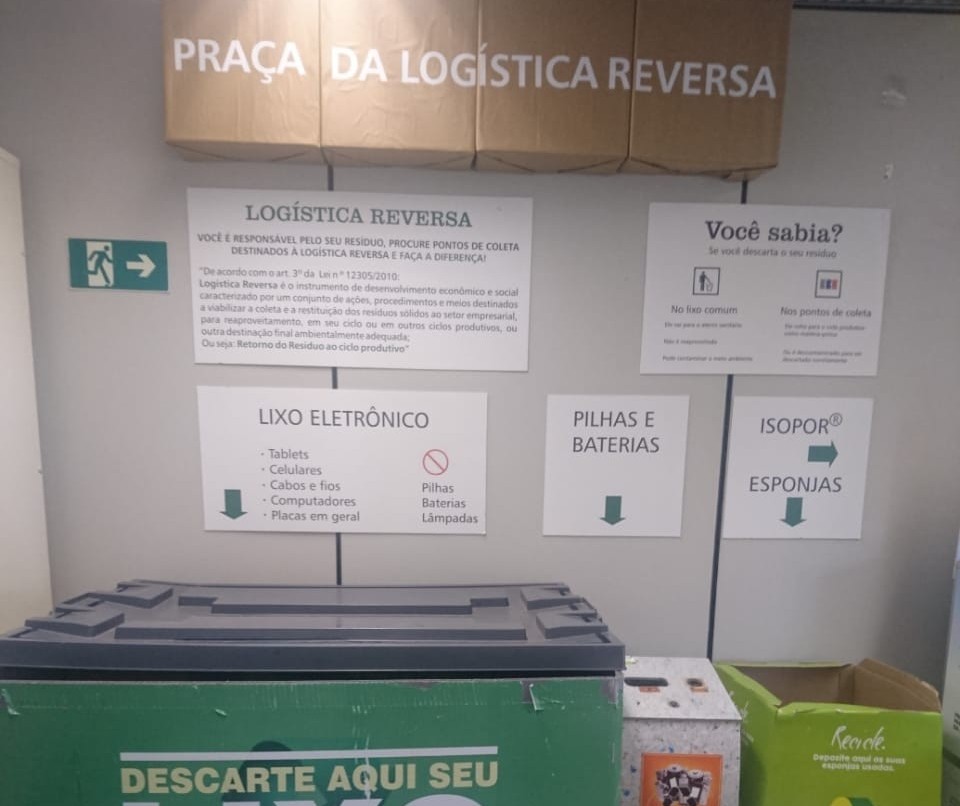 Praça de logística reversa ressalta tripé da sustentabilidade