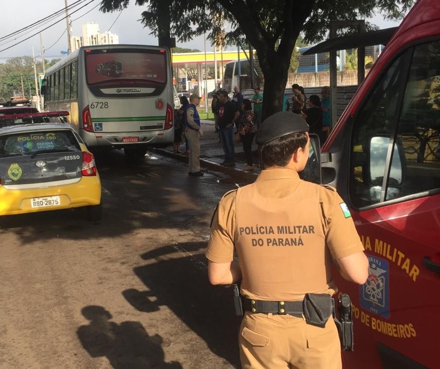 Idosa morre após ser atropelada por ônibus do transporte coletivo em Maringá