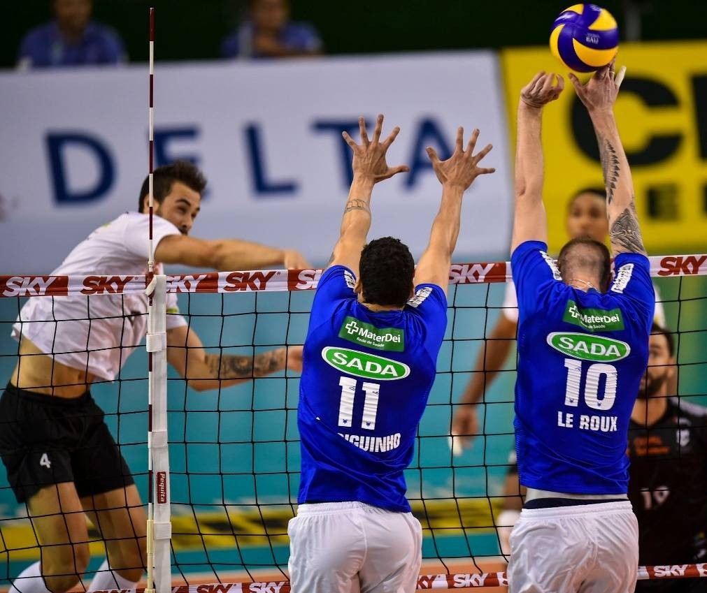 Copel Telecom perde para o Sada Cruzeiro por 3 sets a 2