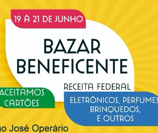 AME realizará bazar com produtos da Receita Federal nessa semana