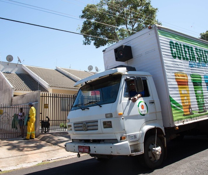 Suspensa por poucos dias, coleta seletiva retorna em Maringá