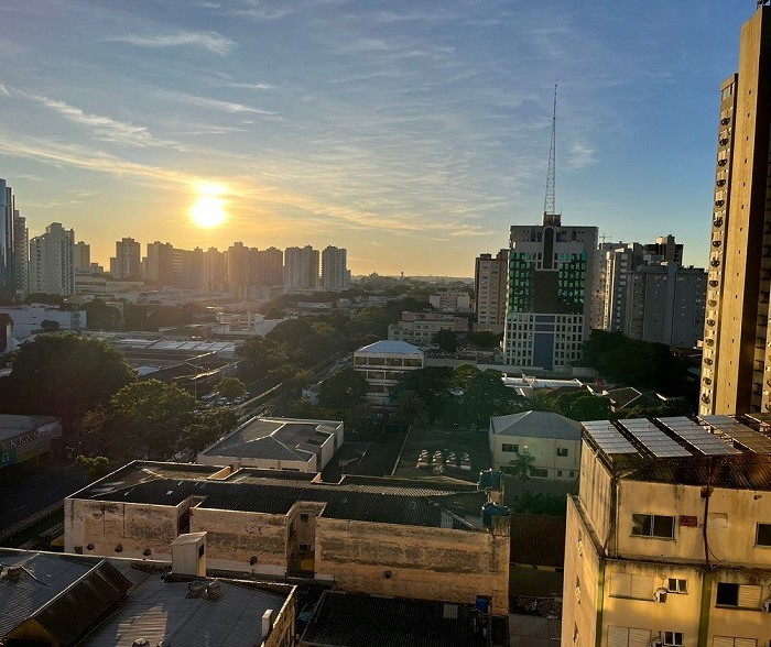 Sexta-feira (26) será de tempo seco e temperaturas mais elevadas em Maringá