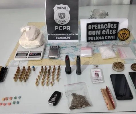 Operação prende quatro pessoas por tráfico de drogas nos Campos Gerais e em Curitiba