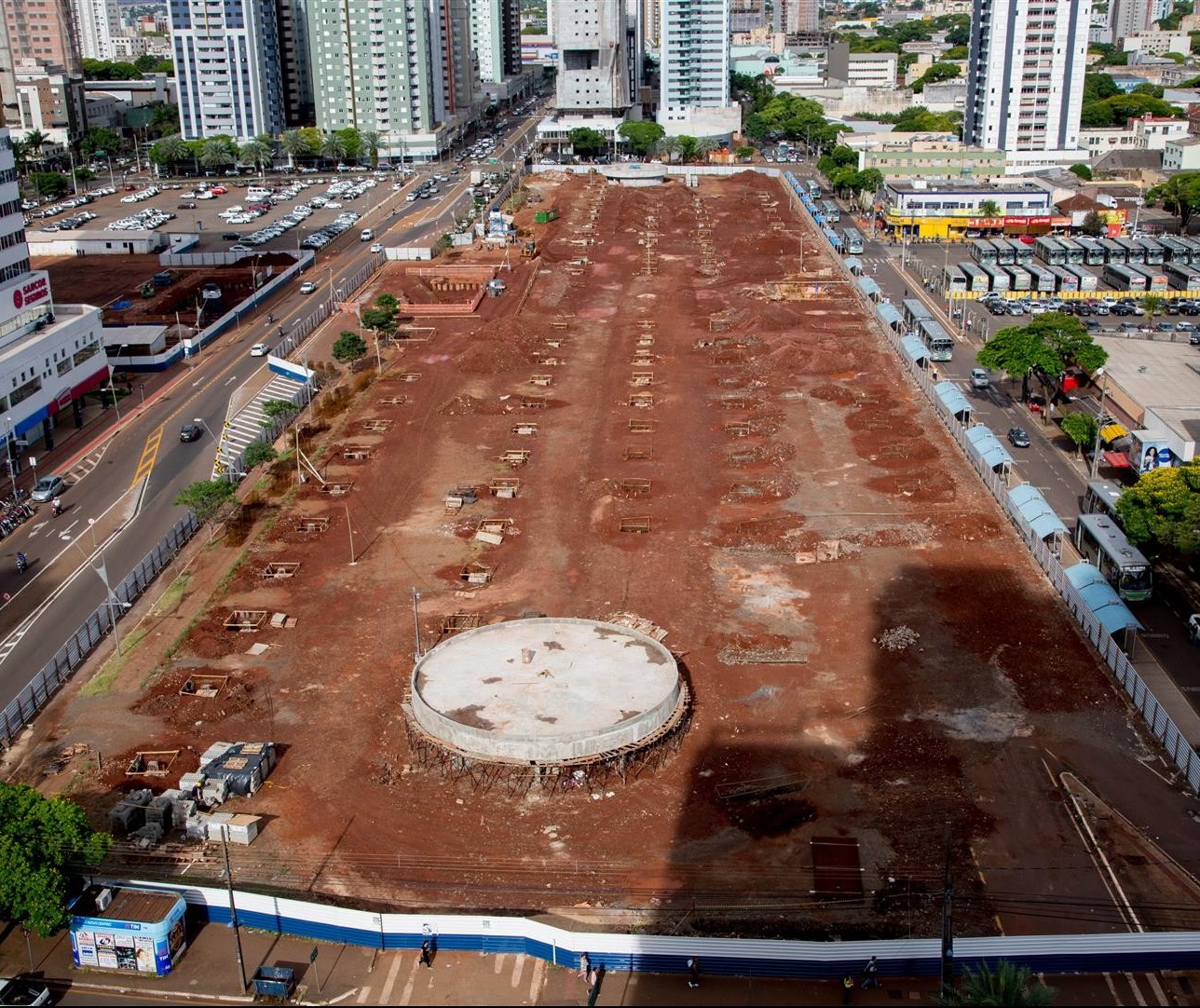 Obras do Terminal Intermodal estão dentro do prazo, diz secretaria das Obras Públicas