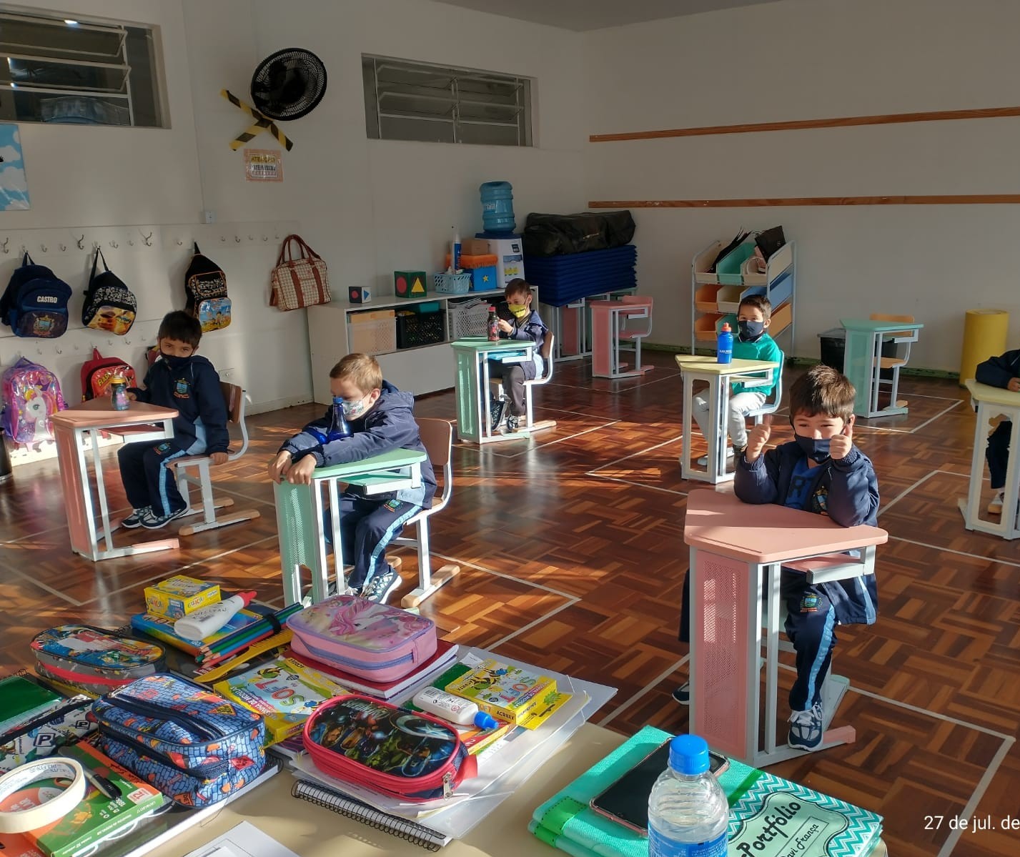 Uso de máscaras passa a ser obrigatório em escolas de Castro