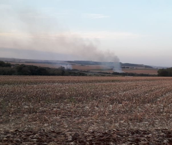 Sábado (20) atípico com seis incêndios ambientais em Maringá