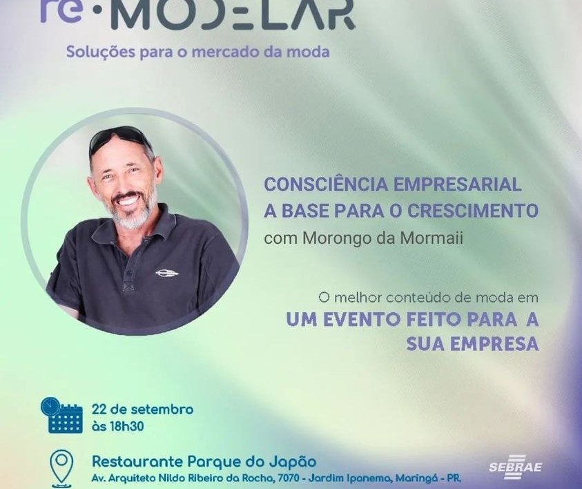 Programa “re-Modelar” do Sebrae terá evento de encerramento na quinta-feira (22)