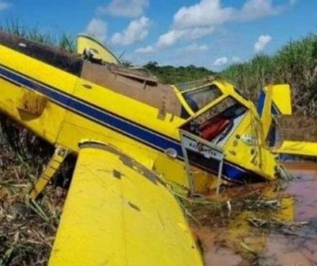 Cenipa deve investigar queda de avião agrícola em Cianorte