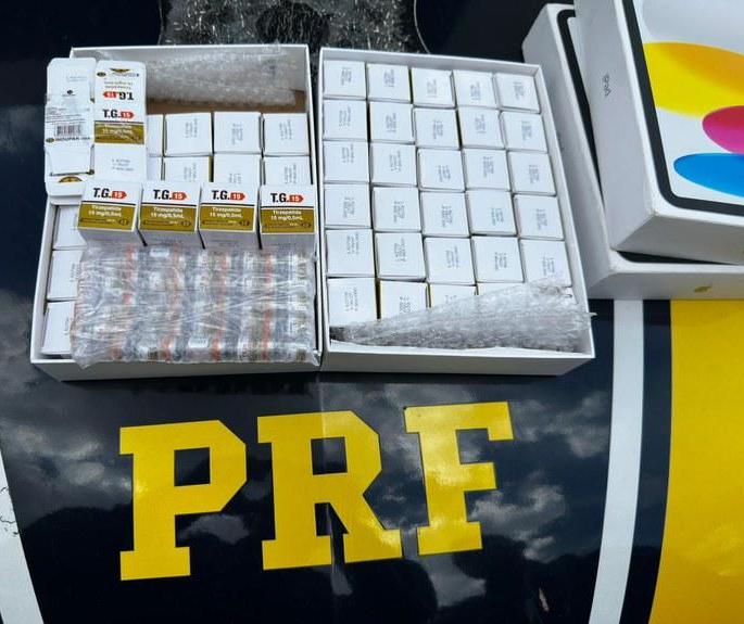 PRF apreende 600 canetas de emagrecimento ilegais na BR-369
