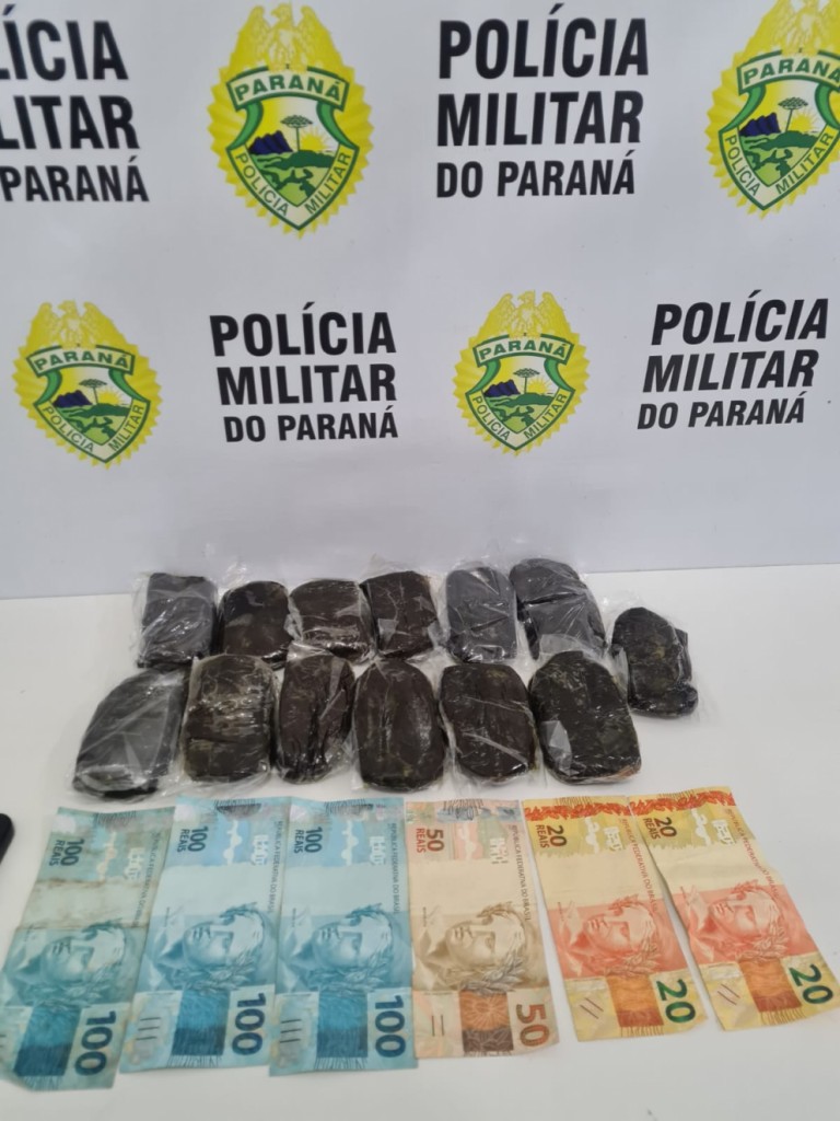 Mulher é presa com 1,2 kg de haxixe, em Maringá