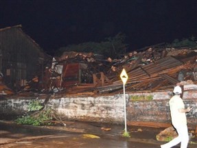 Chuva provoca estragos em Borrazópolis