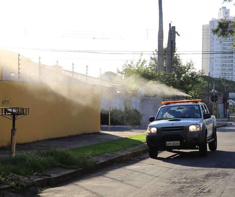 Veja a lista dos bairros de Maringá que vão receber o fumacê nos próximos dias