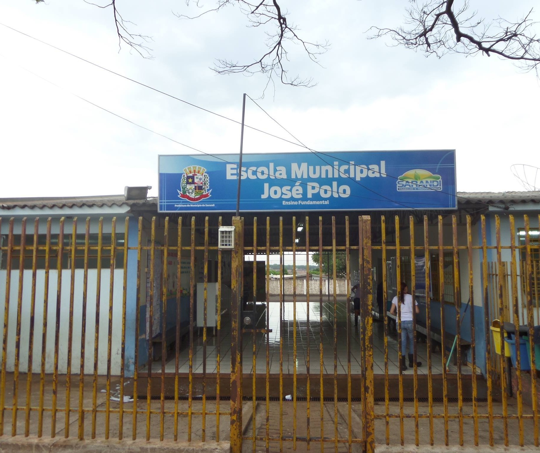 Após dois meses de temporal que danificou escola em Sarandi, alunos ainda estão com ensino remoto