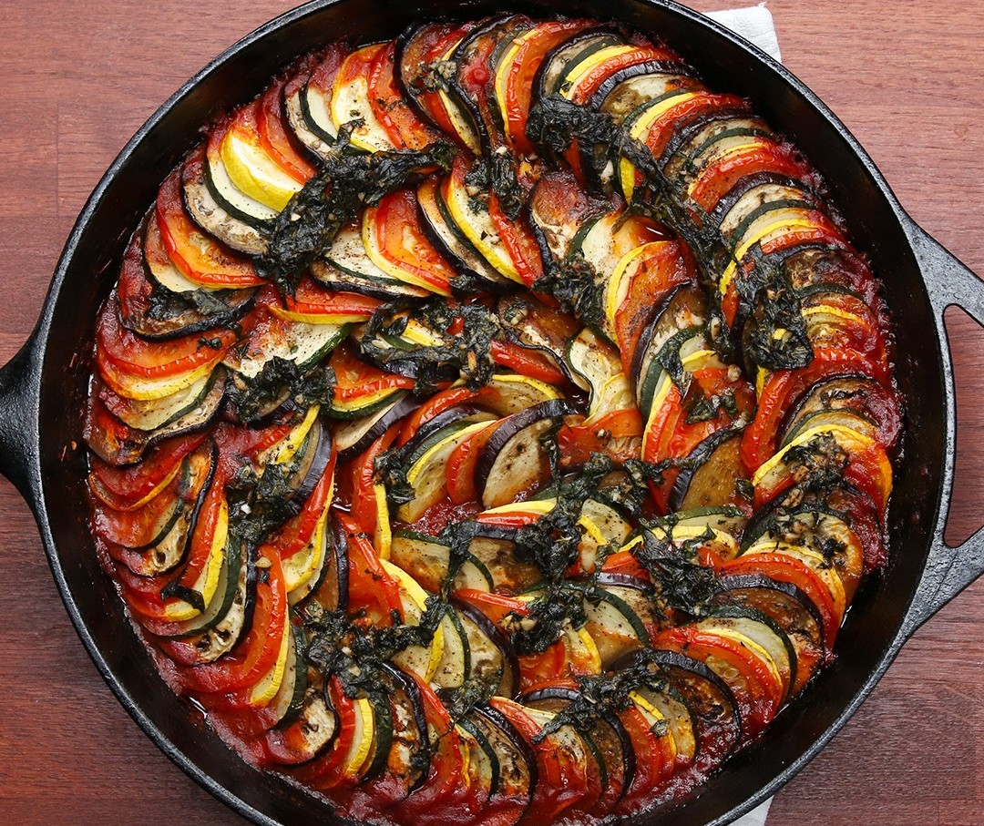 Ratatouille é um prato flexível