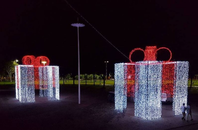 Ladrões estão furtando a decoração de Natal