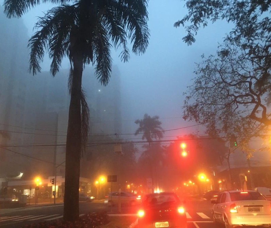 Terça-feira (2) amanhece com neblina e máxima é de 27 °C