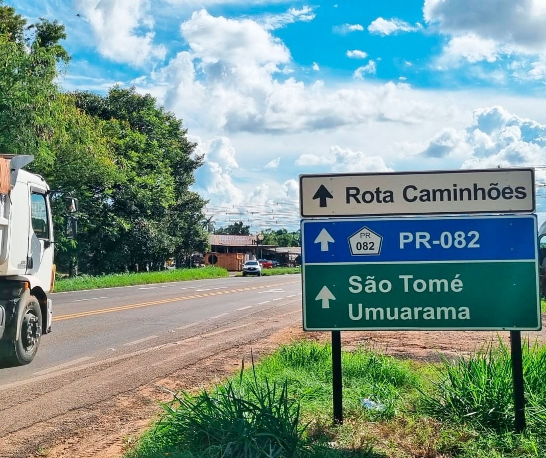 Caminhões têm novo itinerário em Cianorte