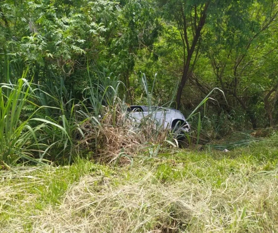 Pneu estoura, motorista perde controle da direção e veículo capota na BR-376