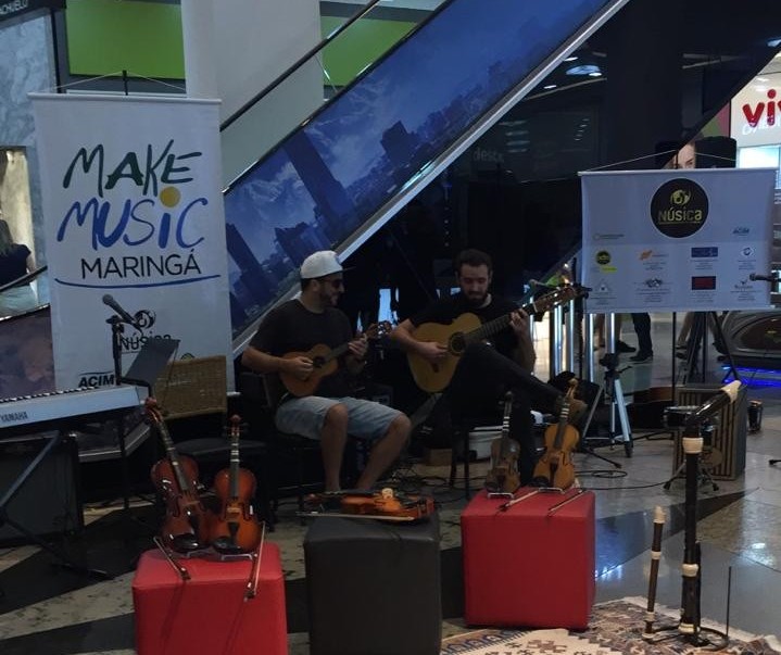 ‘Make Music’ faz do shopping um palco