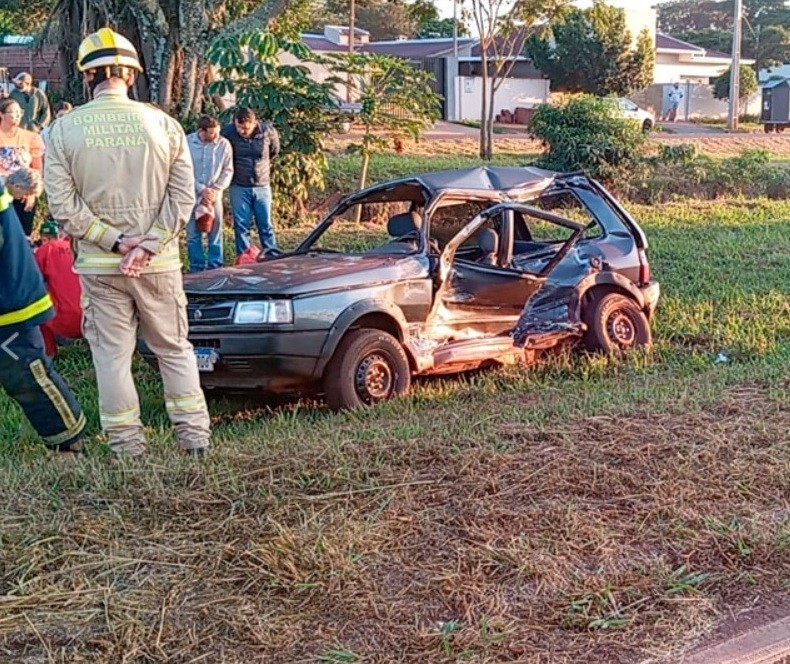 Adolescente morre e irmãos ficam feridos em acidente na BR-369