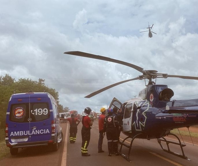  Viatura da PRF se envolve em acidente BR-369 entre Juranda e Ubiratã