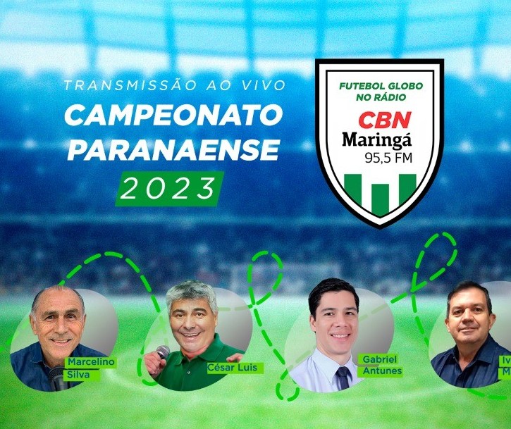 CBN Maringá vai transmitir os jogos do Campeonato Paranaense