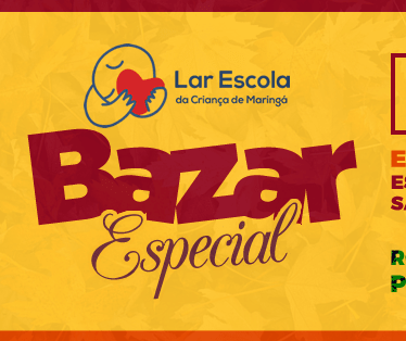 Bazar do Lar Escola vai até dia 10 de março