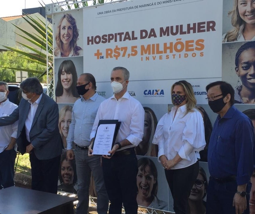 Ordem de serviço para a construção do Hospital da Mulher é assinada