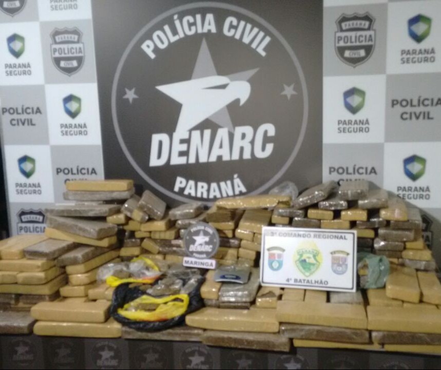 Em três meses de 2018, Denarc apreendeu seis toneladas de maconha