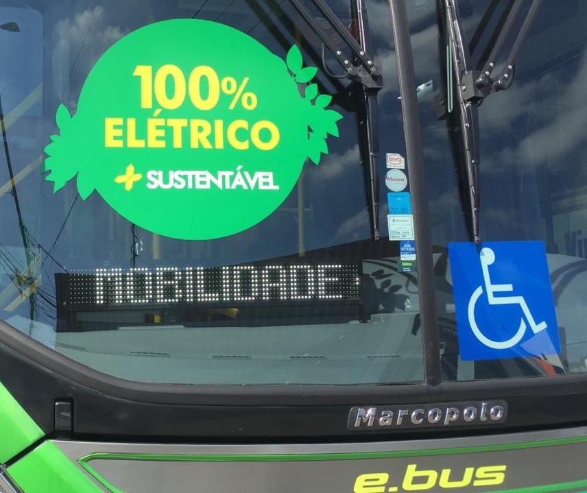 Empresa apresenta segundo ônibus elétrico