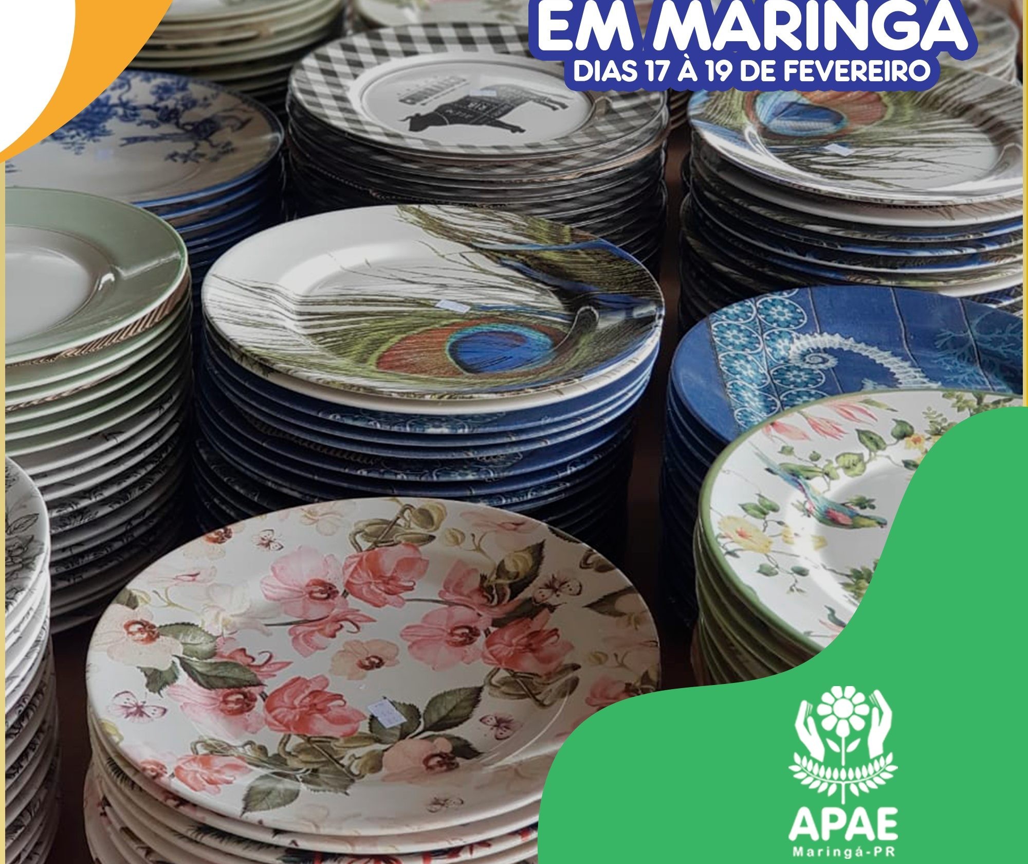 Apae Maringá realiza Feira de Louças 