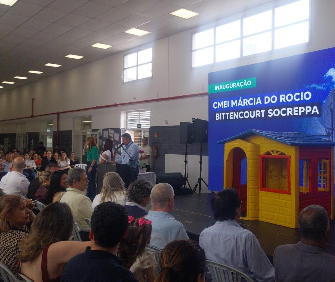 Cmei com 300 vagas é inaugurado em Maringá; matrículas estão abertas