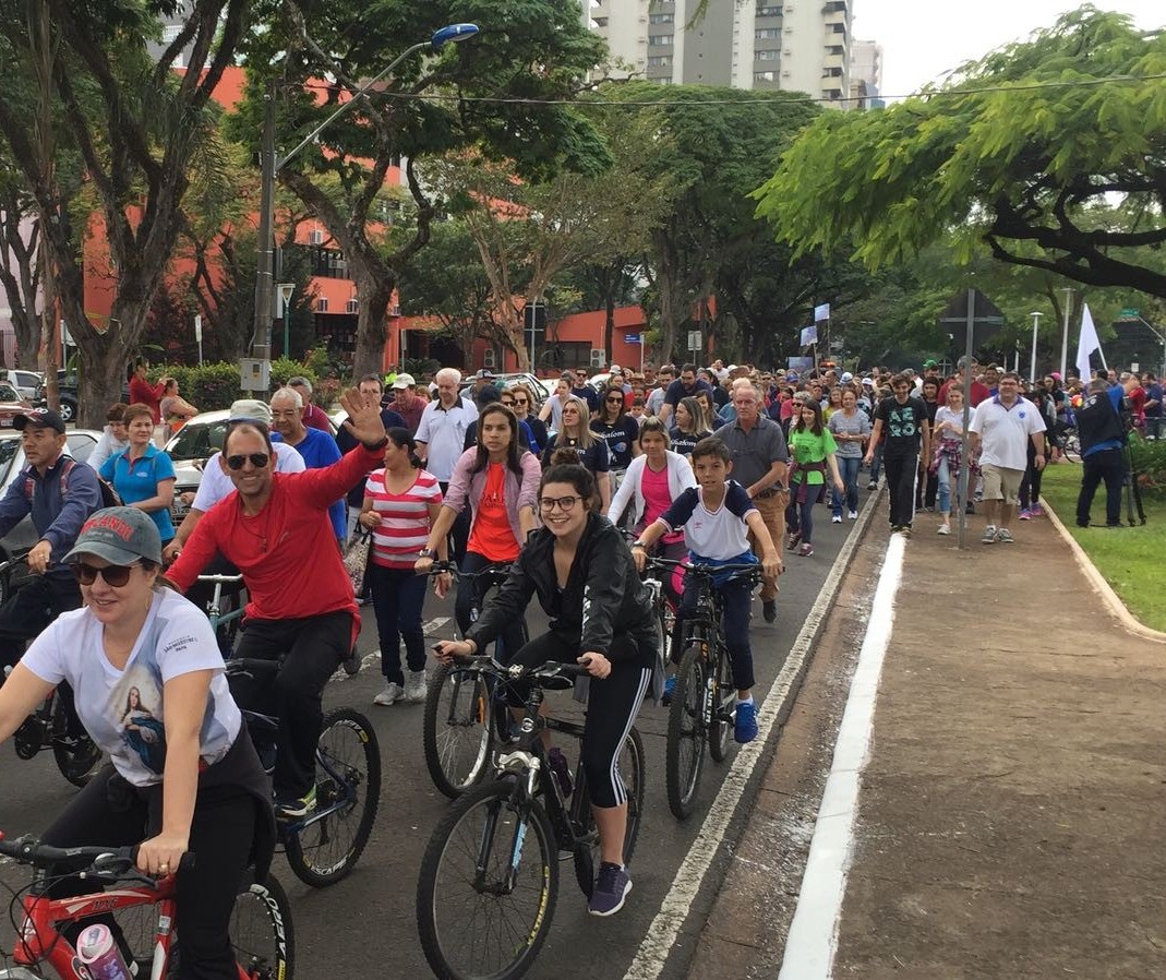 Passeio ciclístico quer resgatar valores familiares