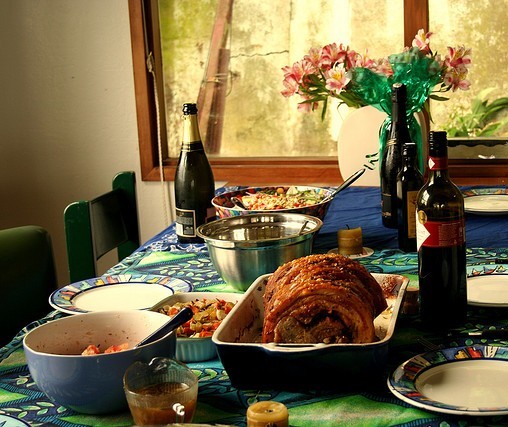 Na ceia de Natal o mais importante é contato com a família e os amigos