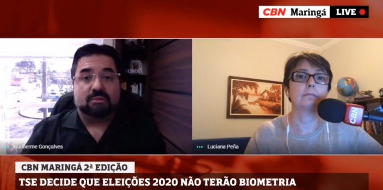 Leitor biométrico seria danificado com higienização intensa durante as eleições